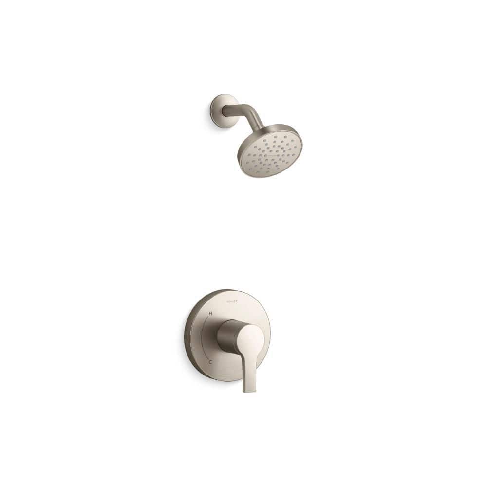 Elate 1-Handle Shower Trim Kit With 2.5 Gpm In Vibrant Brushed Nickel (Valve Not Included) price history on PriceWatchPro