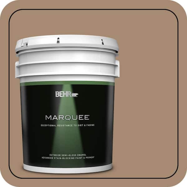 BEHR MARQUEE 5 gal. #N260-5 Distant Land Semi-Gloss Enamel Exterior Paint & Primer
