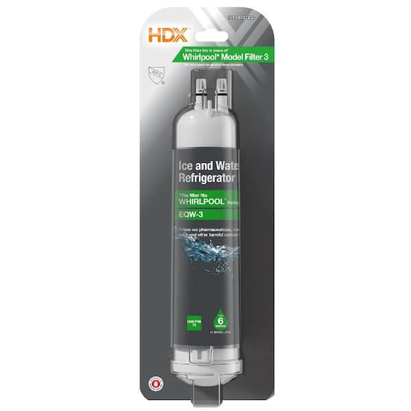 HDX EQW-3 Premium Refrigerator Water Filter Replacement for