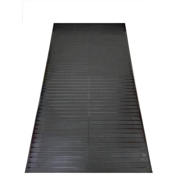 Ottomanson Floor Protector Clear 2 ft. 2 in. x 27 ft. Waterproof Non-Slip Clear Design Indoor Protector Runner Rug