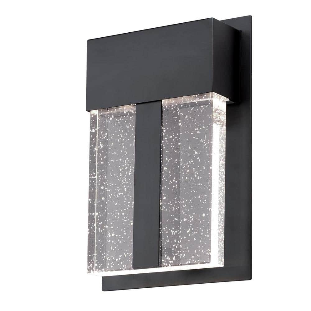 Westinghouse Cava II 1-Light Matte Black LED Outdoor Wall Sconce Light ...