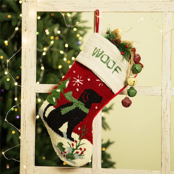 20.00 in. L Acrylic Hooked Stocking, Dog