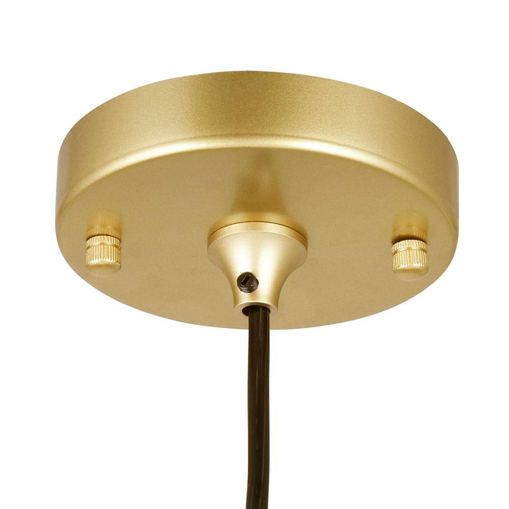 Mini Brass and Glass Globe LED Pendant Light