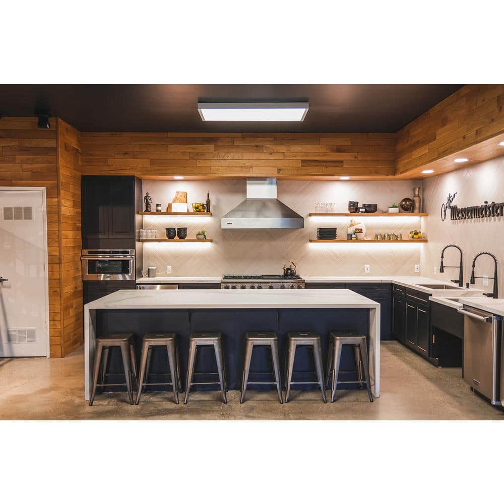 Golden Oak 42" Peel and Stick Wooden Wall Planks
