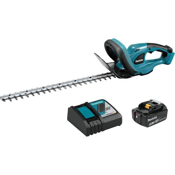 Makita 22 in. 18V LXT Hedge Trimmer with Battery 4.0Ah and Charger XHU02M1 - The Depot