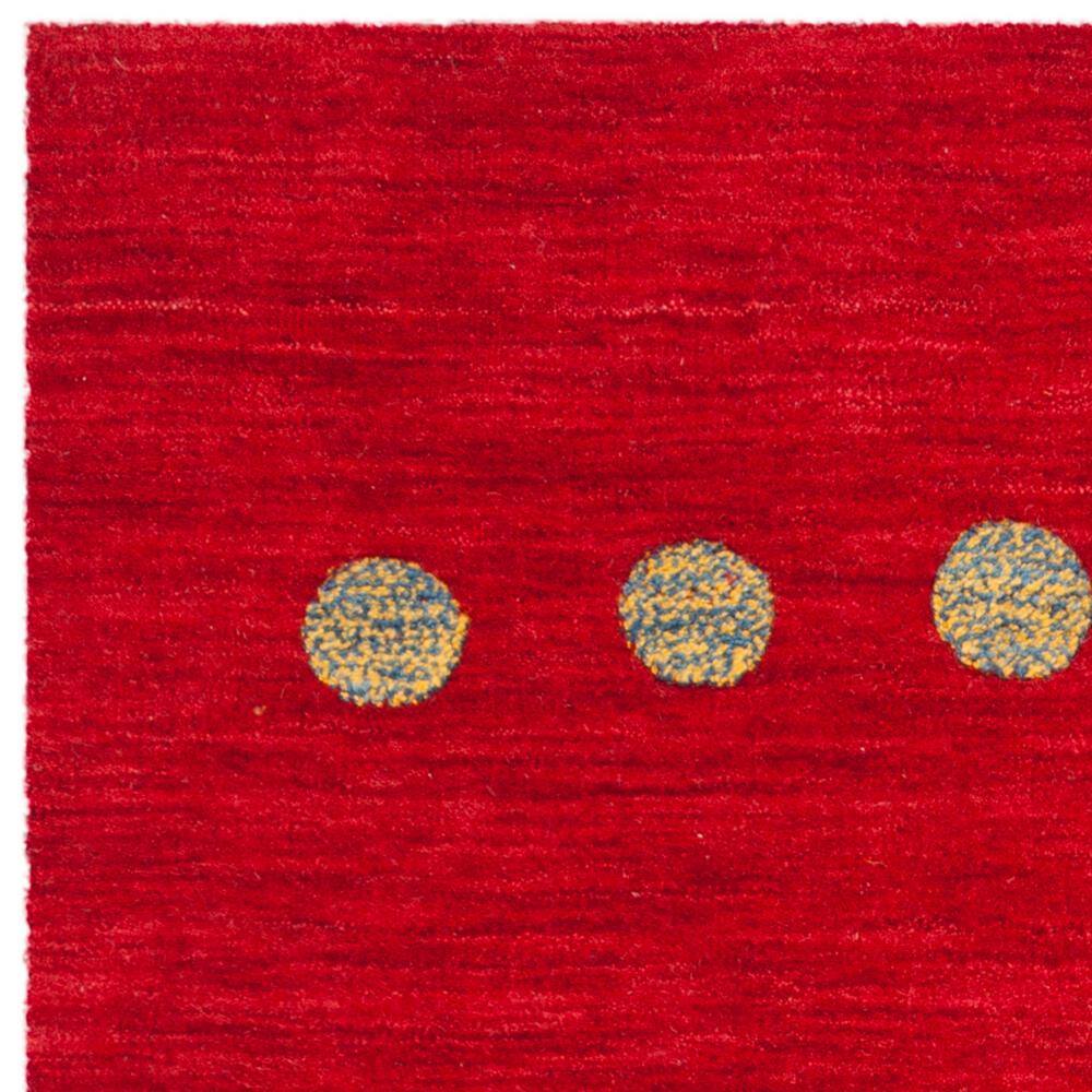 Reversible Hand-Knotted Woolen Delight Rug, Red, 4' x 6'