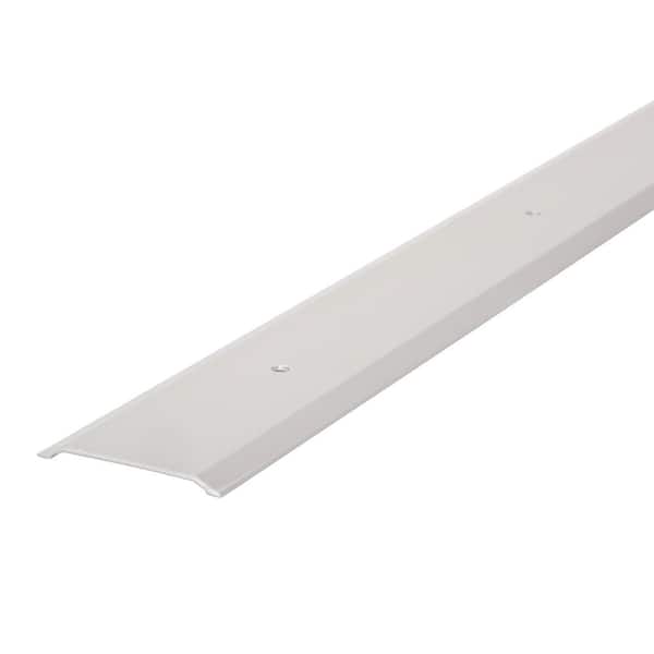 M-D Building Products 1-3/4 in. x 1/8 in. x 36 in. Silver Aluminum Flat-profile Threshold for Interior Doorways
