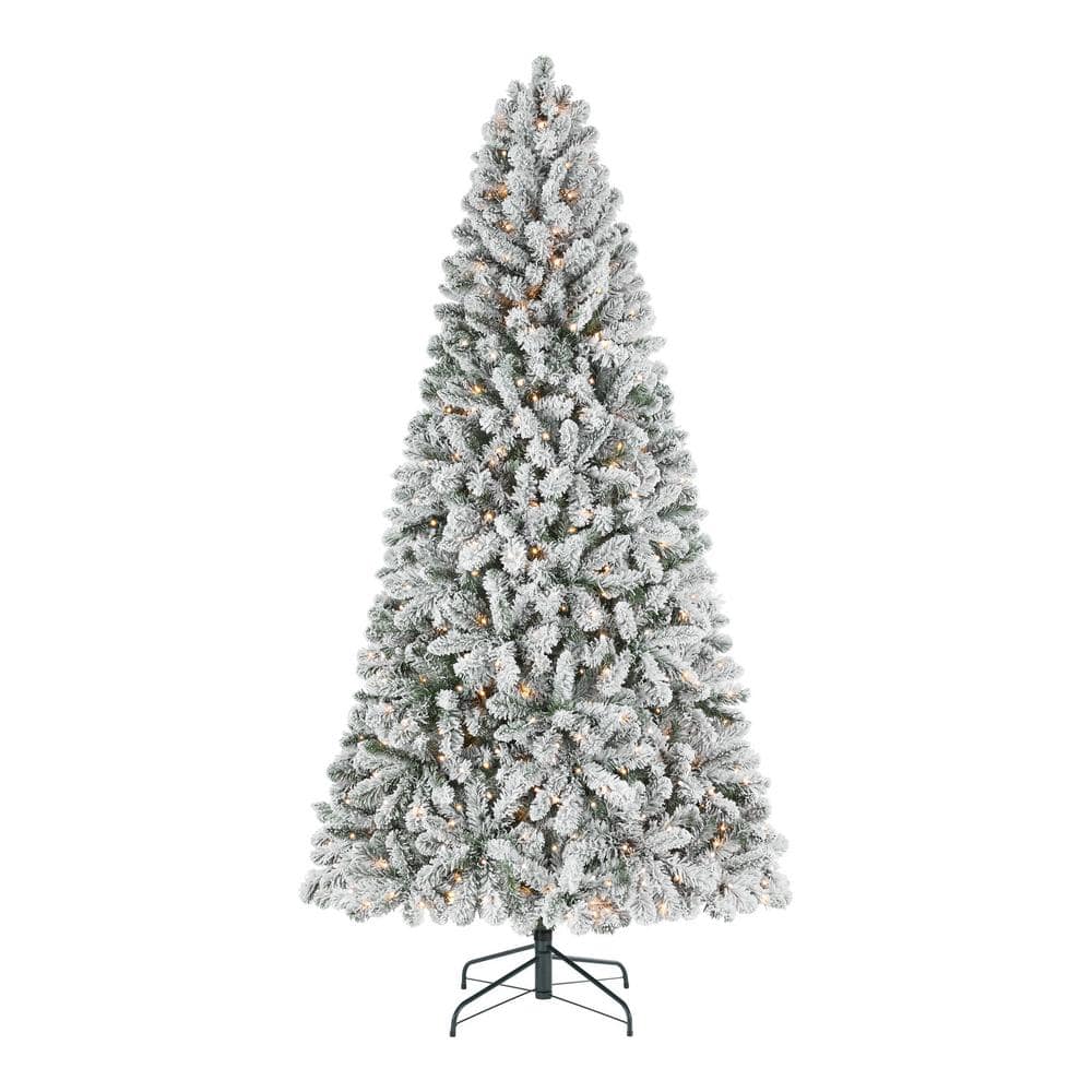 Lighted Artificial Christmas Tree - Includes A Tree Storage Bag and Remote Control The Holiday Aisle Size: 7'6