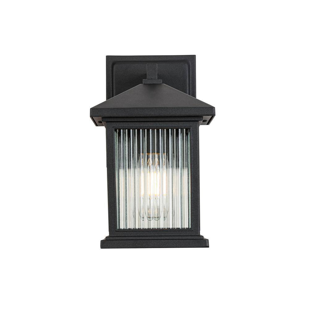 Jushua 1Light spotted black Not Motion Sensing LED Outdoor Hardwired