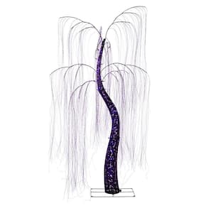 7 ft. Plug-In LED Color-Changing Willow Tree