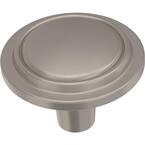Liberty Top Ring 1-1/4 in. (32 mm) Satin Nickel Round Cabinet Knob (96-Pack)