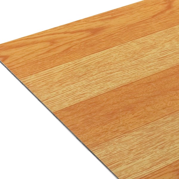Achim Sterling Light Oak Plank 12-in x 12-in Water Resistant Peel and Stick Vinyl Tile Flooring (45-sq ft) Achim Sterling Light Oak Plank 12-in x 12-in Water Resistant Peel and Stick Vinyl Tile Flooring (45-sq ft)