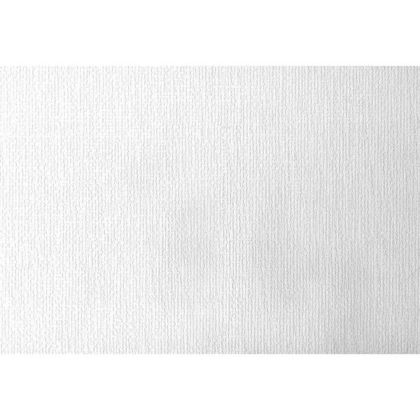 Brewster Paintable Hessian Burlap Texture White & Off-White Wallpaper Sample