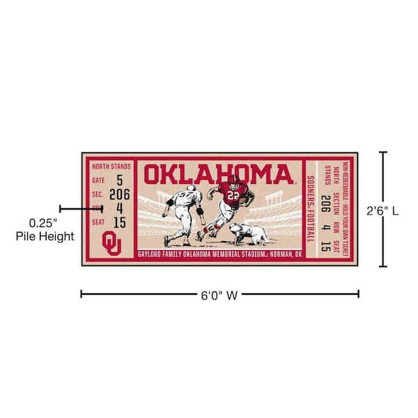 Fan Mats NFL Kansas City Chiefs Ticket Runner