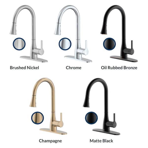 Classic Series Single-Handle Standard Kitchen Faucet in Oil Rubbed Bronze Classic Series Single-Handle Standard Kitchen Faucet in Oil Rubbed Bronze