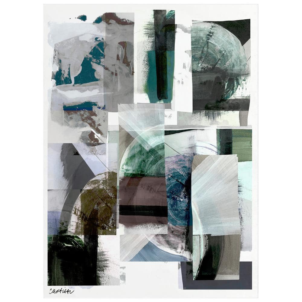 Multi-Colored 8 ft. x 10 ft. Inky Patchwork II Washable Abstract Art Area Rug price history on PriceWatchPro
