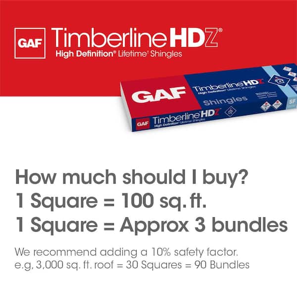 Timberline HDZ Hickory Algae Resistant Laminated High Definition Shingles (33.33 sq. ft. per Bundle)