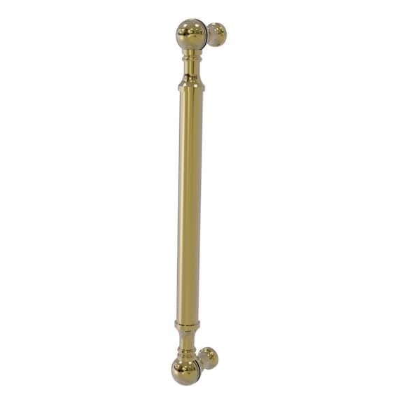 Allied Brass 8 in. Center-to-Center Beaded Door Pull in Unlacquered Brass
