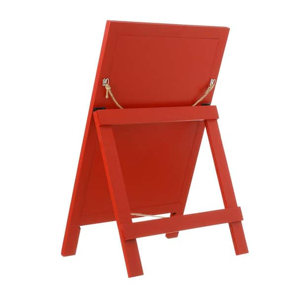 Red Sign Easel — The Woodlands