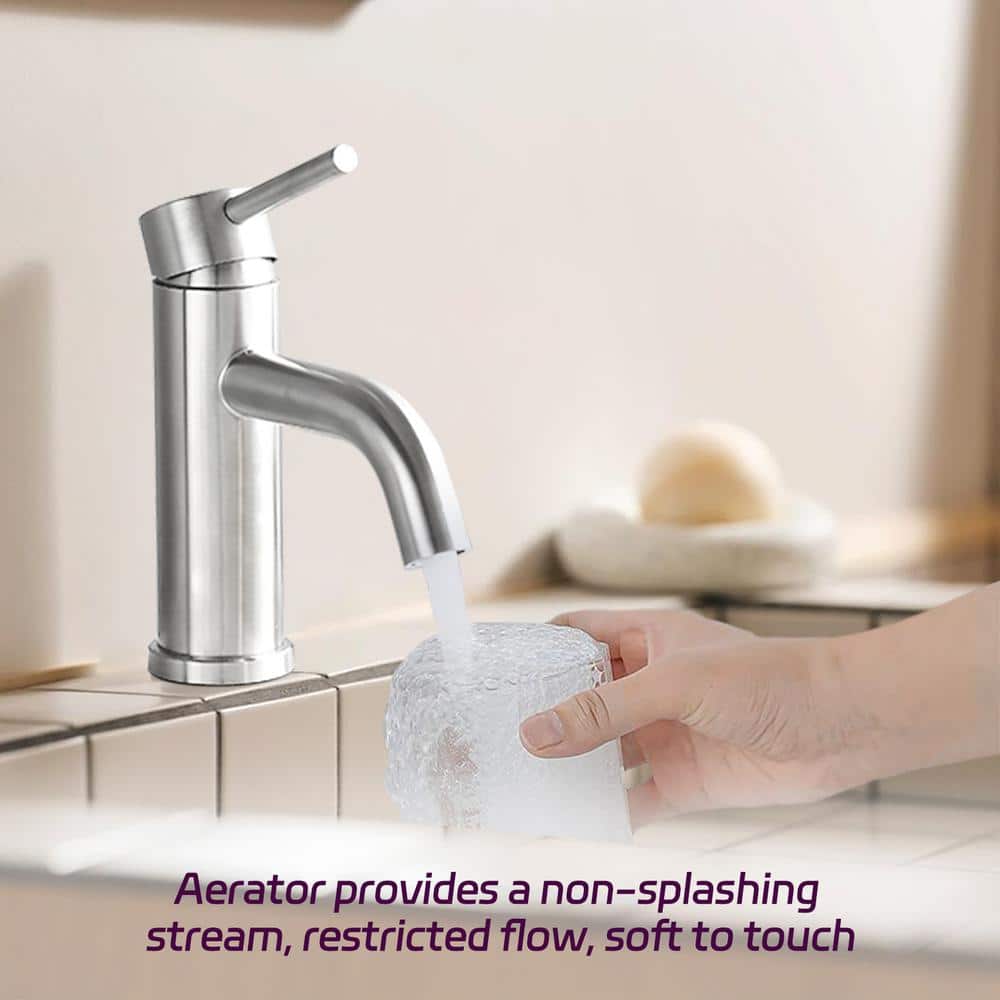 Single Handle Bathroom Faucet Single Hole Modern Sink Faucet Vanity Bathroo