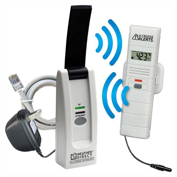 La Crosse Alerts Wireless Temperature and Humidity Monitor System Set with Dry Probe