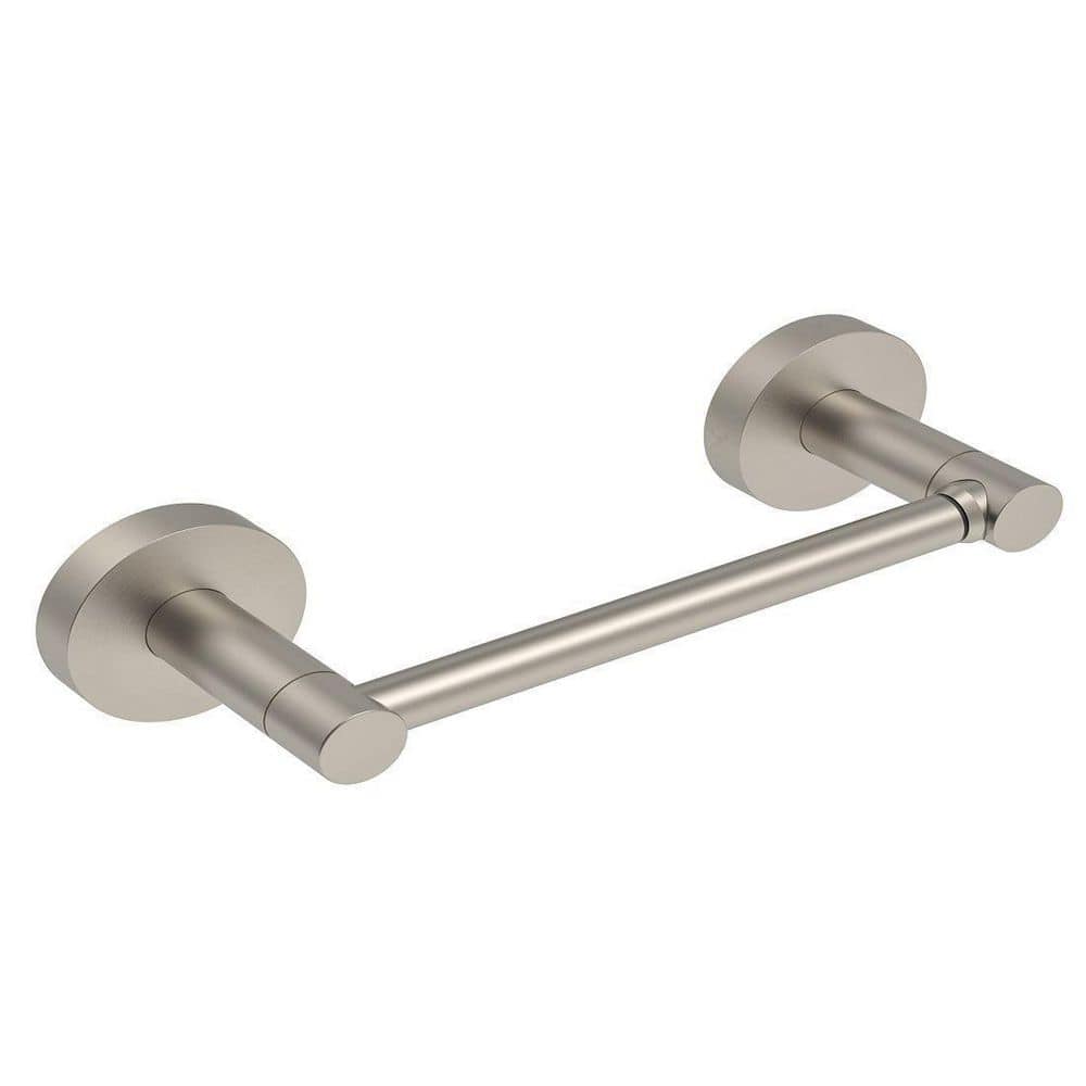 Dracelo Wall Mounted Brushed Nickel Bathroom Double Post Swivel Satin ...