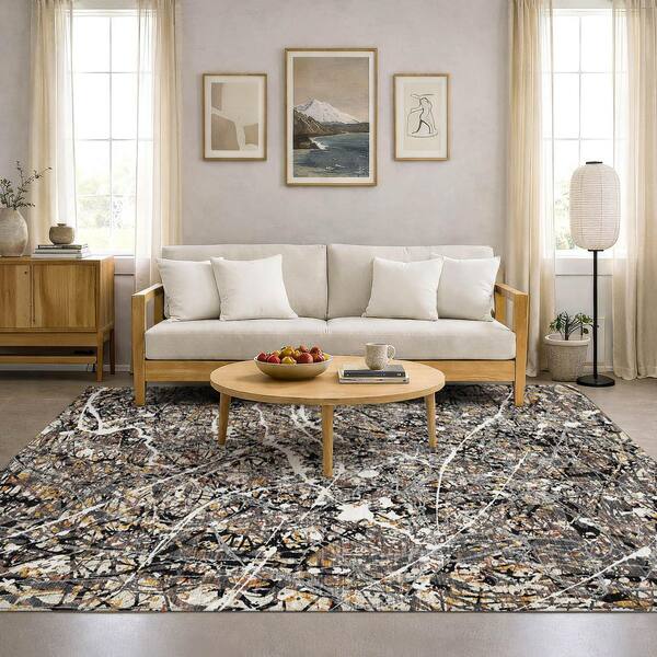 Addison Rugs Mayfield Premium Machine Washable Abstract AMF2389