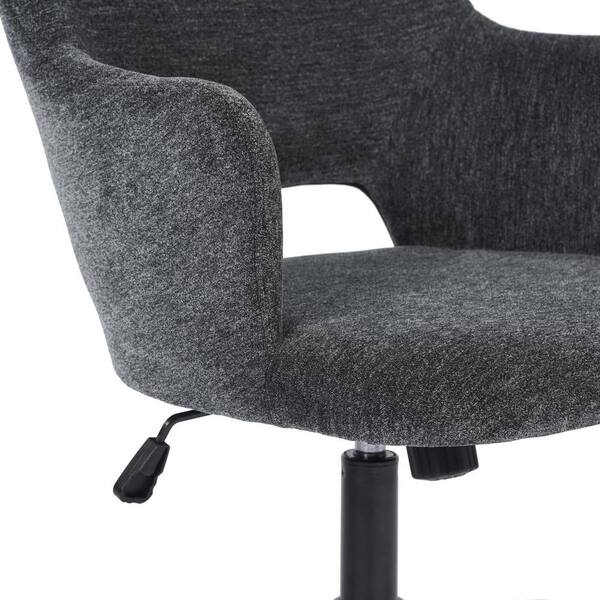 Homy Casa Office Chair Dark Grey Armchair Secretary Adjustable