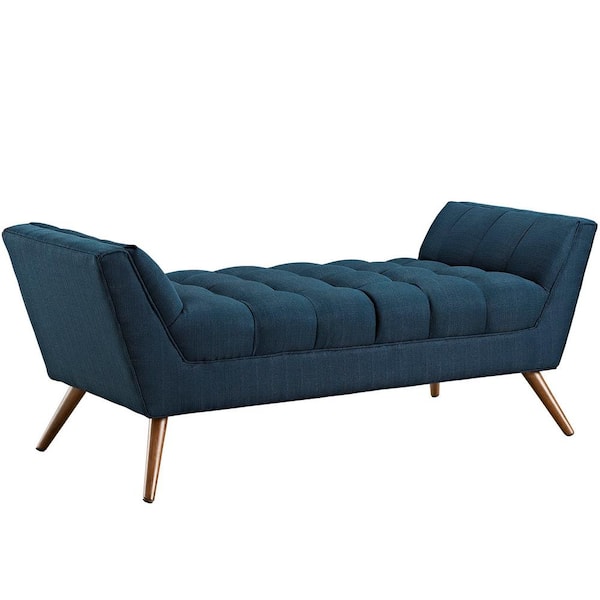 MODWAY Azure Response Medium Upholstered Fabric Bench EEI-1789-AZU ...