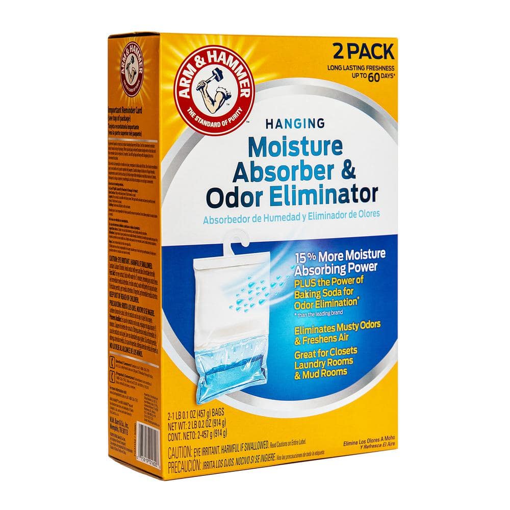 Arm and Hammer 16 oz. Moisture Absorber and Odor Eliminator Hanging Bag