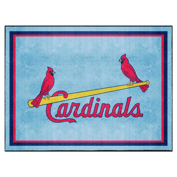 FANMATS MLB - St. Louis Cardinals Red 8 ft. x 10 ft. Indoor Area Rug 20341  - The Home Depot