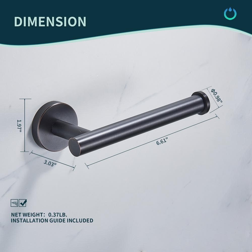 Oil Rubbed Bronze Stainless Steel Wall Mounted Toilet Paper Holder