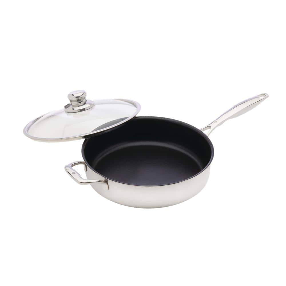 Swiss Diamond Classic Series 4 2 Qt Cast Aluminum Nonstick Saute Pan   Grey Swiss Diamond Saute Pans Sdp3728ic 64 1000 