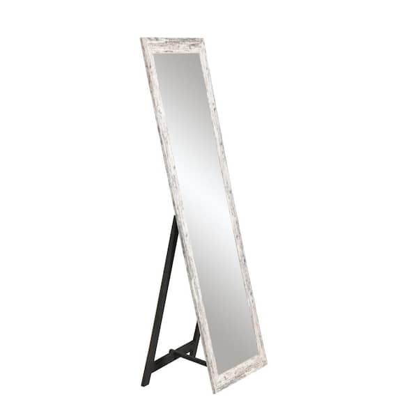 BrandtWorks Distressed Farmhouse Freestanding Full Length Mirror 21.5 in. W x 71 in. H