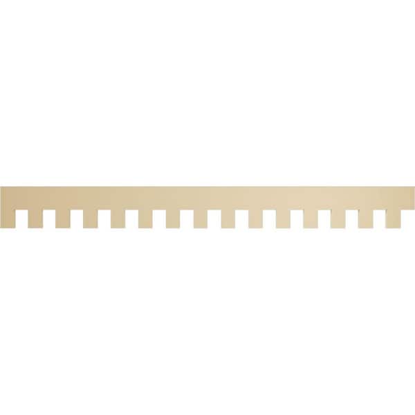 Ekena Millwork 1 in. D x 9 in. W x 90 in. L Primed Polyurethane Panel Moulding