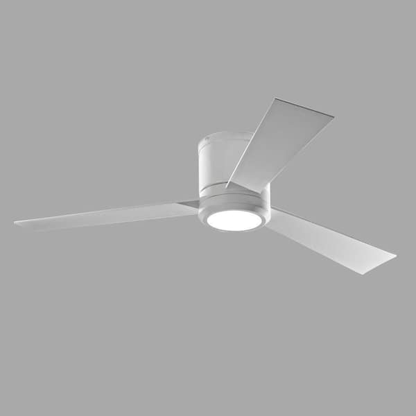 Generation Lighting Clarity 52 in. Rubberized White Ceiling Fan
