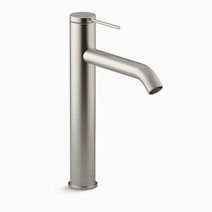Components Single Hole Single-Handle Tall Sink Bathroom Faucet in Vibrant Brushed Nickel