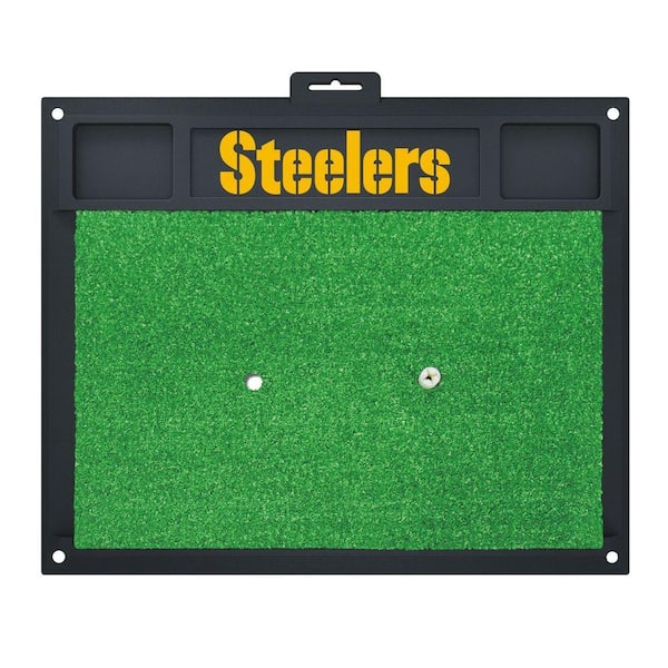 FANMATS NFL Pittsburgh Steelers 17 in. x 20 in. Golf Hitting Mat
