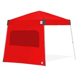 12 ft. x 12 ft. Red Light Duty Sidewalls with Mesh Windows and Angle Leg