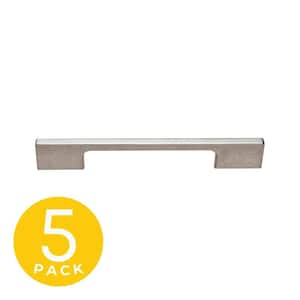 Medi Series 5 in. (128 mm) Center-to-Center Modern Polished Chrome Cabinet Handle/Pull (5-Pack)