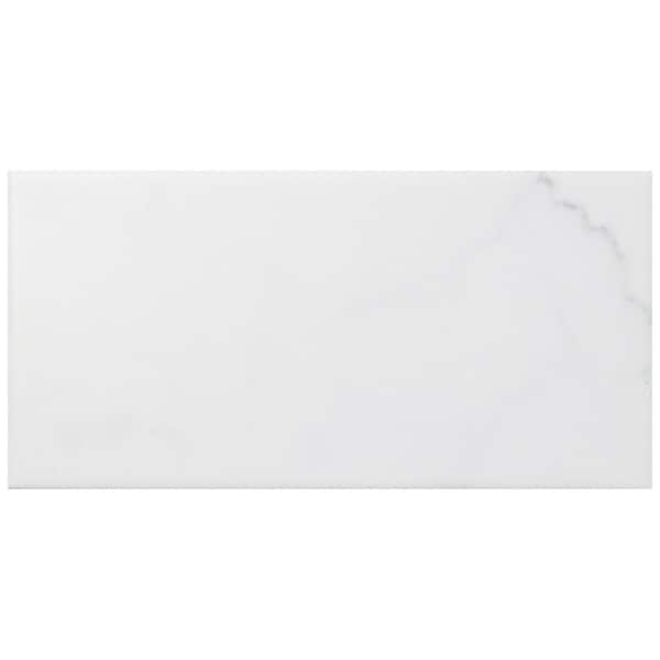 Merola Tile Classico Carrara Matte 3 in. x 6 in. Ceramic Wall Tile (5.72 sq. ft./Case)