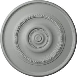 30" x 2-1/4" Dylar Urethane Ceiling Medallion (Fits Canopies up to 6-1/4"), Primed White