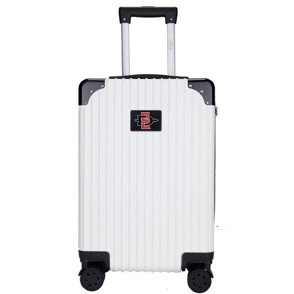 Mojo 21 in. White San Diego State Aztecs premium 2Toned CarryOn Hardcase CLSGL210_WHITE The