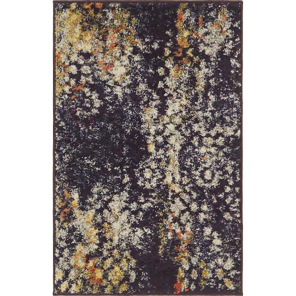 Vita Pollock Navy Blue 2' 2 x 3' 0 Area Rug