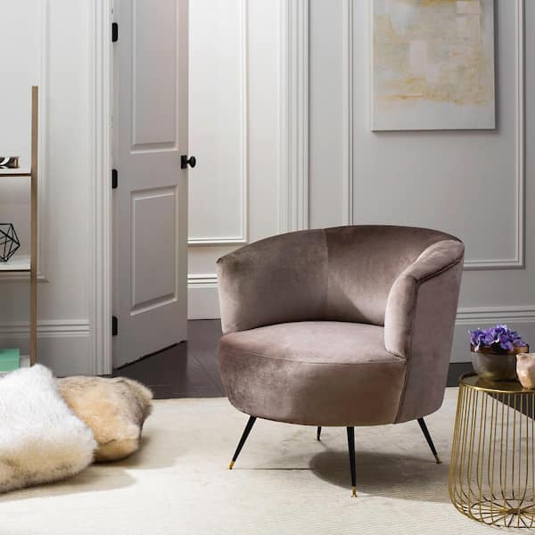 Arlette Mid Century Gray/Black Chair