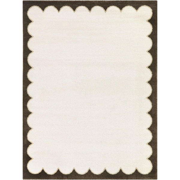 Dominique Beige/Brown 5 ft. x 7 ft. Area Rug