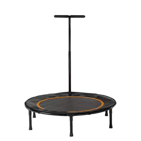 40-Inch Fitness Trampoline with T-Shaped Handlebar-Compact, Stable, and Built for Exercise