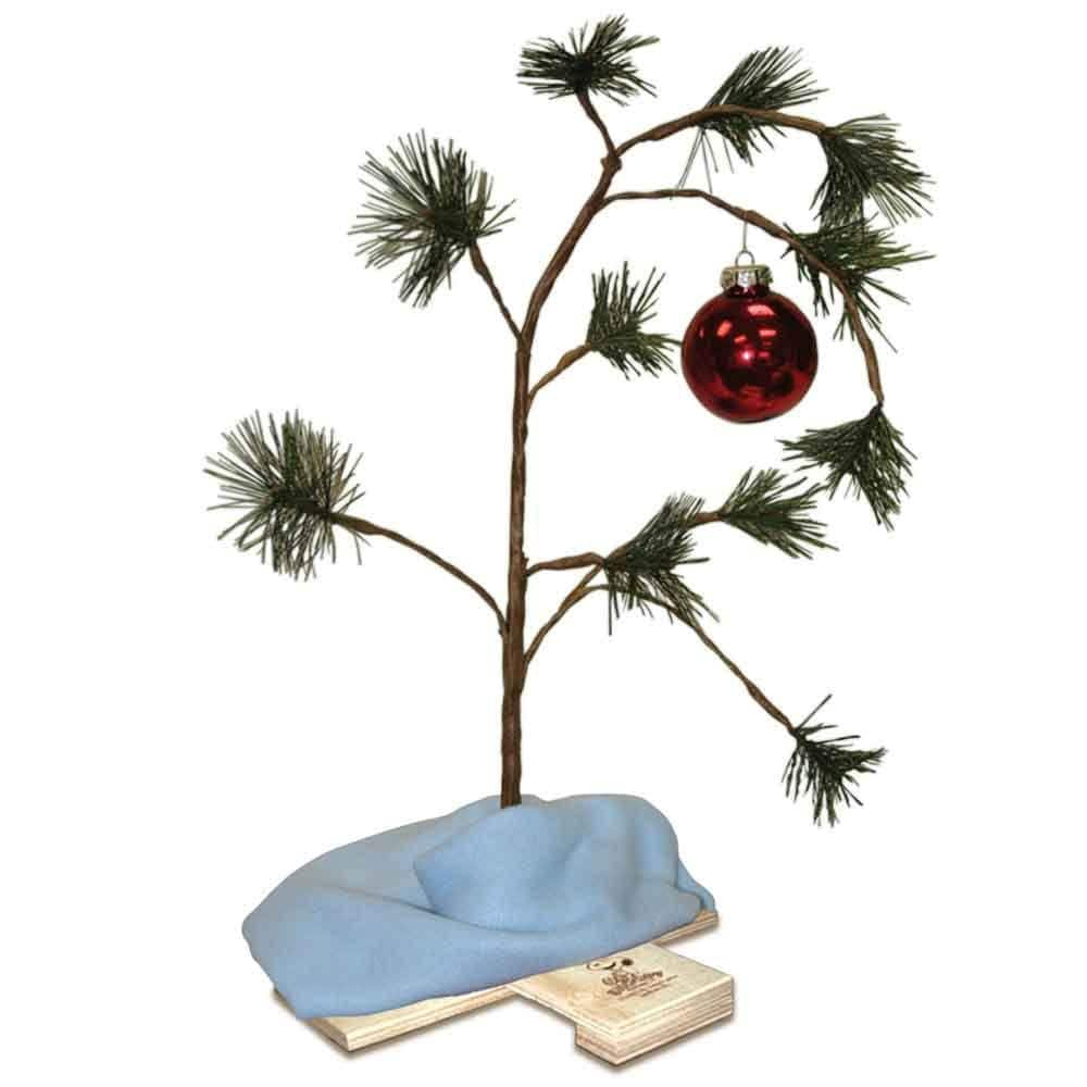 Peanuts 24 in. Charlie Brown Tree with Linus Blanket and Red Ornament  (1-Tree) 87770 - The Home Depot