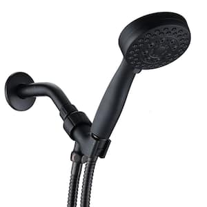 Oil Rubbed Bronze ABS High Pressure Handheld Shower Head with Hose and 5 Spray Patterns