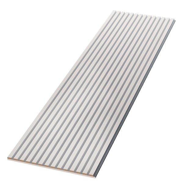 Ejoy 94.5 in. x 24 in. x 0.8 in. Acoustic Vinyl Wall Cladding Siding Board (Set of 1-Piece)